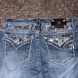 Miss Me Blue Embellished Women's Jeans